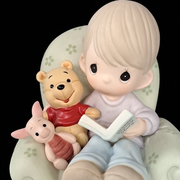 Disney Winnie Pooh Precious Moment, Everything’s Better With Friends Collection - Picture 15 of 16